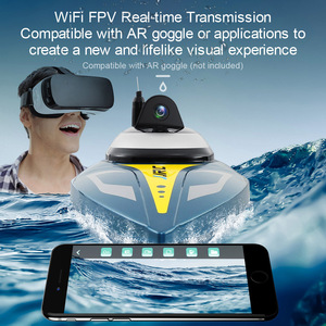 Bateau télécommandé PK S3 <span class=keywords><strong>JJR</strong></span>/C JJRC S4 SPECTRE avec caméra 720P, WIFI 2.4Hz FPV, vitesse de 25 km/h, bateau de course télécommandé, jouet télécommandé - Product Image 5