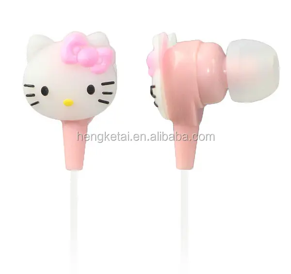 Netter lustiger Katzen kopfhörer mit Mikrofon und benutzer definierten Farben, tragbare Cartoon-Kopfhörer im Ohr mit gutem Klang für Kinder