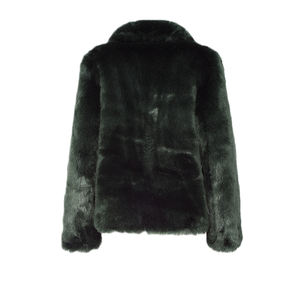 Blouson court en <span class=keywords><strong>fausse</strong></span> <span class=keywords><strong>fourrure</strong></span> pour femmes, tendance, chaud, personnalisé, vente en gros - Product Image 3