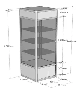 Демонстрационный/Витринный Шкаф