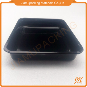 Palet de Plástico para Carne al por Mayor, Bandeja de Almacenamiento Negra para Empacar Carne - Product Image 3