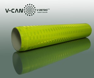 Tấm phản chiếu hình lăng trụ siêu nhỏ ASTM d4956 loại II phản chiếu Vinyl cuộn phim phản chiếu linh hoạt - Product Image 5