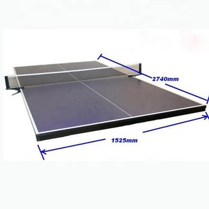 Kích Thước Đầy Đủ 9FT Folding Table Tennis Top Blue 2Pc Kết Hợp Bảng MDF Bảng Bóng Bàn Top 12Mm/16Mm/18Mm/25Mm - Product Image 1