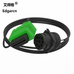 Obd2 Kabels, J1939 9pin J1962 16pin Molding Obd Kabels Toepassing Voor Truck Gps - Product Image 6