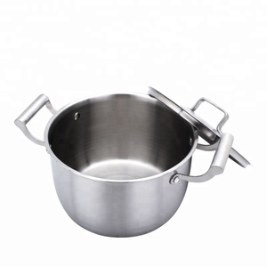 Yeni varış 3 adet/takım 122/24/26cm mutfak paslanmaz çelik tava tencere - Product Image 5