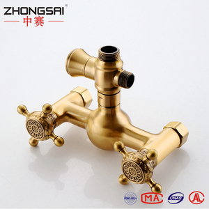 Mitigeur de Lavabo Antique Bronze Pluie Ensemble De Douche avec robinet De Douche mélangeur - Product Image 3