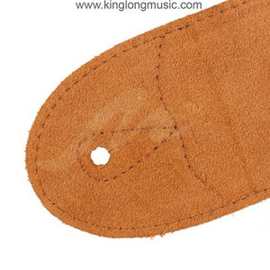 Hot bán bán buôn chất lượng cao trống da nâu dây đeo guitar cho guitar/bass - Product Image 5