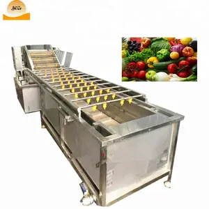 Leafy, linha de processamento de legumes/máquinas de lavagem de legumes comercial
