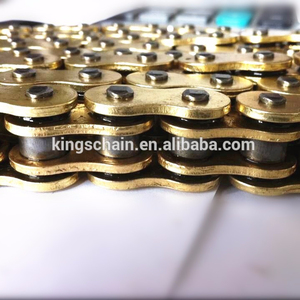 Zuid-Afrika Motorfiets Onderdelen 428H-132l Gouden Kleur O-<span class=keywords><strong>Ring</strong></span> Motorfiets Ketting Voor Racen - Product Image 2