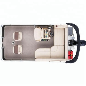 Bote Pontón de Aluminio Pequeño de 20 pies (5.5 m) para <span class=keywords><strong>8</strong></span> Personas, Diseño Americano - Product Image 3