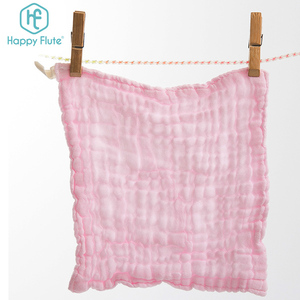 Happyflute alta calidad 100% del algodón del bebé pequeño <span class=keywords><strong>pañuelo</strong></span> de gasa muselina Square <span class=keywords><strong>toalla</strong></span> de mano - Product Image 1