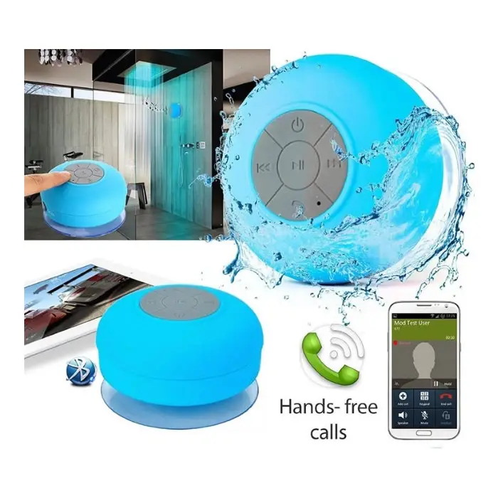 Factory best selling products mini waterproof speaker with sucker