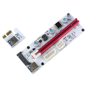 X1 a x16 <span class=keywords><strong>pci</strong></span> e pcie <span class=keywords><strong>express</strong></span> usb adaptador con molex - Product Image 1