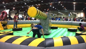 <span class=keywords><strong>Juego</strong></span> Inflable Comercial para Parques de Diversiones, <span class=keywords><strong>Juego</strong></span> Inflable Meltdown <span class=keywords><strong>Wipeout</strong></span> - Product Image 3