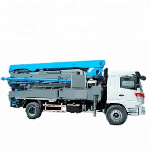 38M Small Mobile Concrete Boom Pump Truck With Customized HOWO SINOTRUCK SHACMAN ISUZU Chasis For Sale