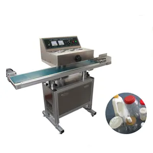 Guangzhou Factory Air-Cooled Floor type continuous induction sealing machine,electromagnetic induction aluminum foil capper