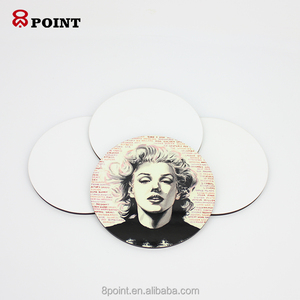 <strong>3mm</strong> Sublimation Wood Mdf <strong>coaster</strong> With <strong>Cork</strong> Bottom