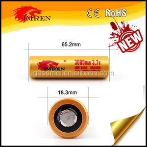 18650 3000 mah 45a IMREN imr batterie, <span class=keywords><strong>3</strong></span>,7 v 18650 3000 IMR Lithium-akku 18650 für selbst balancing roller - Product Image 1