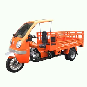 Made In China Factory Supply powerful gasoline electric powered motorcycle moped cargo tricycles