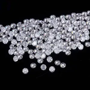 Moissanite 1毫米圆形明亮切割 moissanite 宝石价格每克拉来自 Moissanite co China