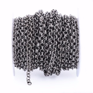 Chaîne serpent en laiton massif tissée à la machine, qualité coréenne, en gros, haute qualité, avec carte d'échantillon - Product Image 2
