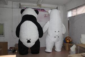 Funtoys CE inflable boda gordo Panda disfraz mascota para la venta