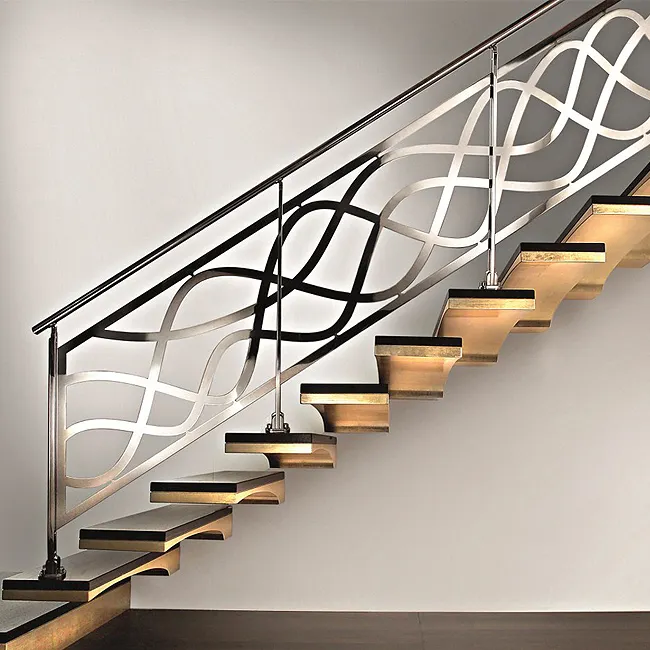 Factory Decorative Forged Iron Stair Railing