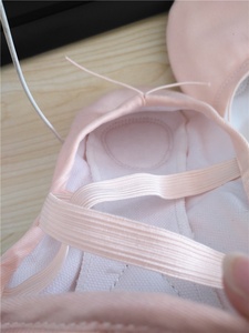 Professionelle Hohe Qualität Niedriger MOQ Kinder Mädchen Leinwand Split Sole Wohnungen Dance Ballett Schuh