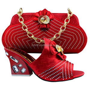 <span class=keywords><strong>Scarpe</strong></span> donna <span class=keywords><strong>tacco</strong></span> <span class=keywords><strong>basso</strong></span> Casual OEM <span class=keywords><strong>scarpe</strong></span> da donna e borsa Set - Product Image 5
