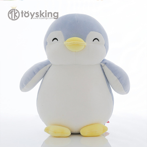 Peluche in Morbido Tessuto con Lycra, Cuscini a Forma di <span class=keywords><strong>Pinguino</strong></span> in Velluto con Imbottitura in Fibra di Cotone o Schiuma per Vendita all'Ingrosso - Product Image 1