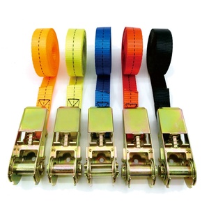 25mm 4m Car &amp; Motorcycle Ratchet Tie Down <strong>Straps</strong> 1500lbs High Tenacity Polyester Yarn PES - Product Image 1