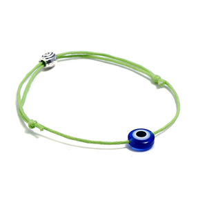 Turco Religioso Blu Male Gli Occhi di Cristallo Braccialetto Registrabile - Product Image 2