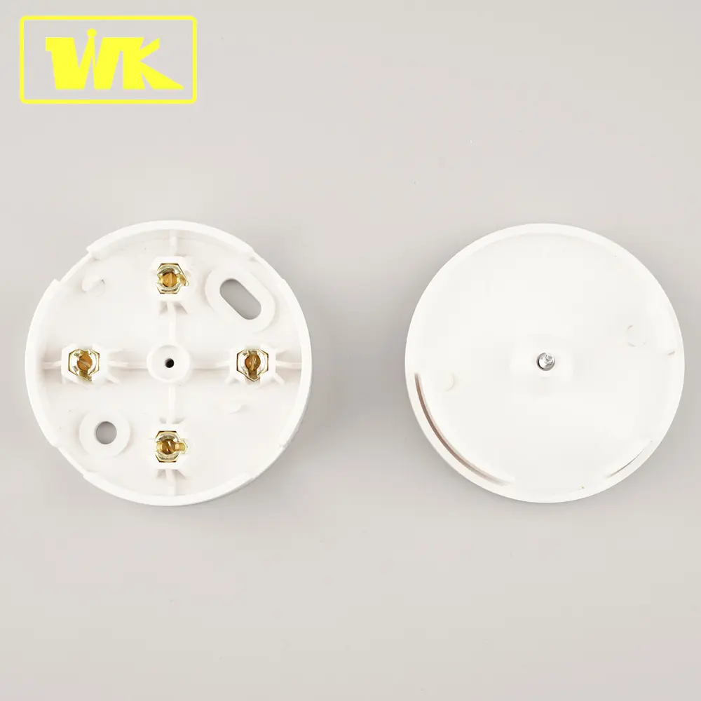 WK5Aアレンジメントラウンドジャンクションボックス-4端子-ホワイト