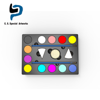 Palette de peinture corporelle Happy Birthday pour enfants et adultes, lotion de visage et de corps, cosplay