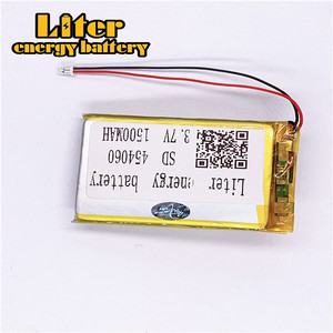Plug 1.25-2 P hot sale lithium 3.7 V 454060 1500 mah Polymer battery lipo rechargeable - Product Image 3