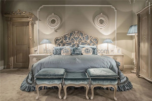 Meubles de chambre à coucher de princesse uniques, coiffeuse et miroir en bois massif sculpté, <span class=keywords><strong>commode</strong></span>/<span class=keywords><strong>armoire</strong></span> classique - Product Image 4