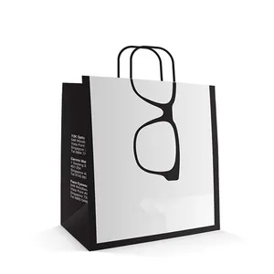 Hot sale glasses printed paper bag