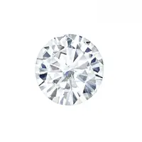 Babygra — diamant de couleur F, incrusté de diamants rugueux, émeraude, mwanite, 0,5 ct
