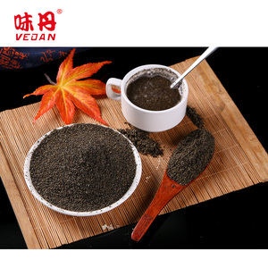 Poudre de sésame noir torréfié 100 % pure certifiée Halal, 20-80 mesh, faible teneur en glucides, <span class=keywords><strong>sans</strong></span> <span class=keywords><strong>gluten</strong></span>, séchée pour substitut de repas (sachet/boîte) - Product Image 1