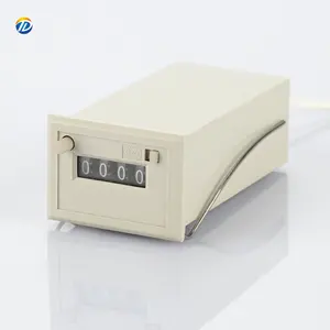 Best price DC 12v 24v AC 100V 220V Csk4 -NKW 4 Digit Mechanical electromagnetism pulse Counter Meter