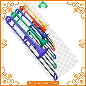 Toy tb035 trombone plastic tb035 musical instrument colorful abs bb key plastic trombone carol  ome cn