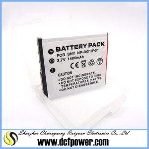 ионный аккумулятор 1400mah np-bg1 np-fg1 bg1 fg1 пп1 цифровой фотоаппарат <span class=keywords><strong>Sony</strong></span> <span class=keywords><strong>cybershot</strong></span> dsc-h7 dsc-h10 dsc-n2