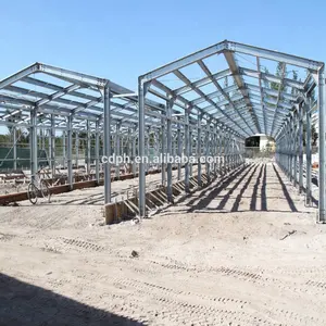 Marco de acero de almacén de almacenamiento pequeña sala de diseño Flexible galvanizado en caliente edificio de almacén