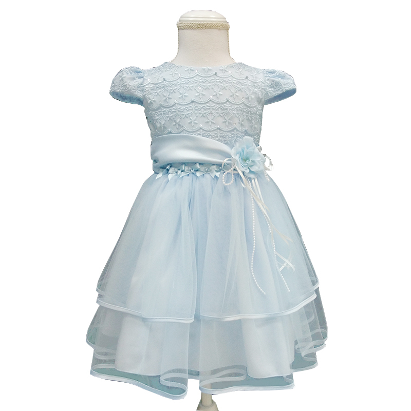 blue dress for baby girl Kids Princess Dresses Children's Occasion Party Dress Birthday Dress   dressblee