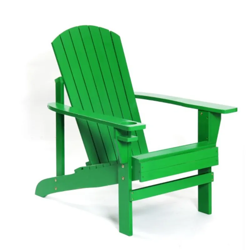 Outdoor Holz Mode Adirondack Stuhl weiß Grün Muskoka Terrasse Deck Garten Möbel Stühle