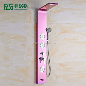 FLG al por mayor panel de ahorro de agua de ducha <span class=keywords><strong>con</strong></span> grifería termostática - Product Image 5