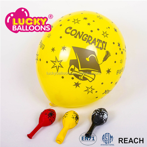 12 pulgadas <span class=keywords><strong>FELICIDADES</strong></span> LO HIZO <span class=keywords><strong>estrella</strong></span> globos de graduación personalizado globo globos de látex de impresión EN71 - Product Image 3
