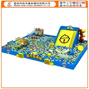 Area <span class=keywords><strong>Giochi</strong></span> per Bambini Interna/Esterna, Piscina di Palline Colorata a Tema Doraimon in Plastica Resistente - Product Image 2