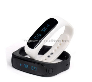 2016 Nuevos Calientes E02 Impermeable deporte inteligente de pulsera con monitor de ritmo cardíaco Para Android y ios - Product Image 4