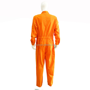Chine fabricants orange 100% coton sergé combinaison frc - Product Image 3